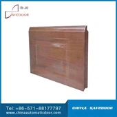 Cửa gara bằng gỗ giả